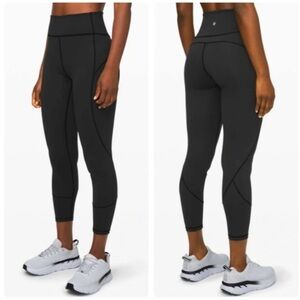 Lululemon In Movement Tight 25" *Everlux in Black Size 6 W5BPGS